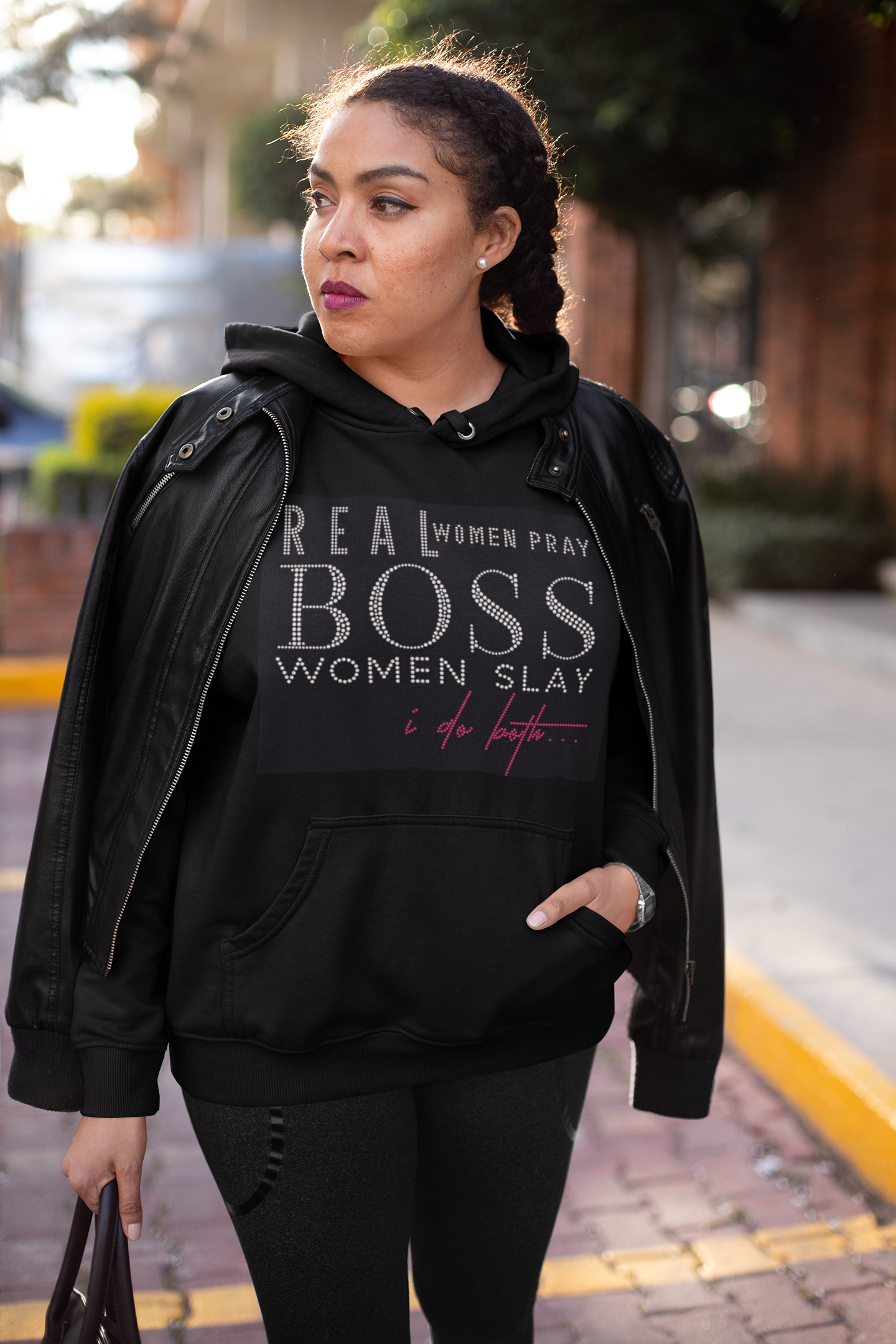 Boff meaning a woman who prays slays makes her own money shirt, hoodie,  sweater, long sleeve and tank top